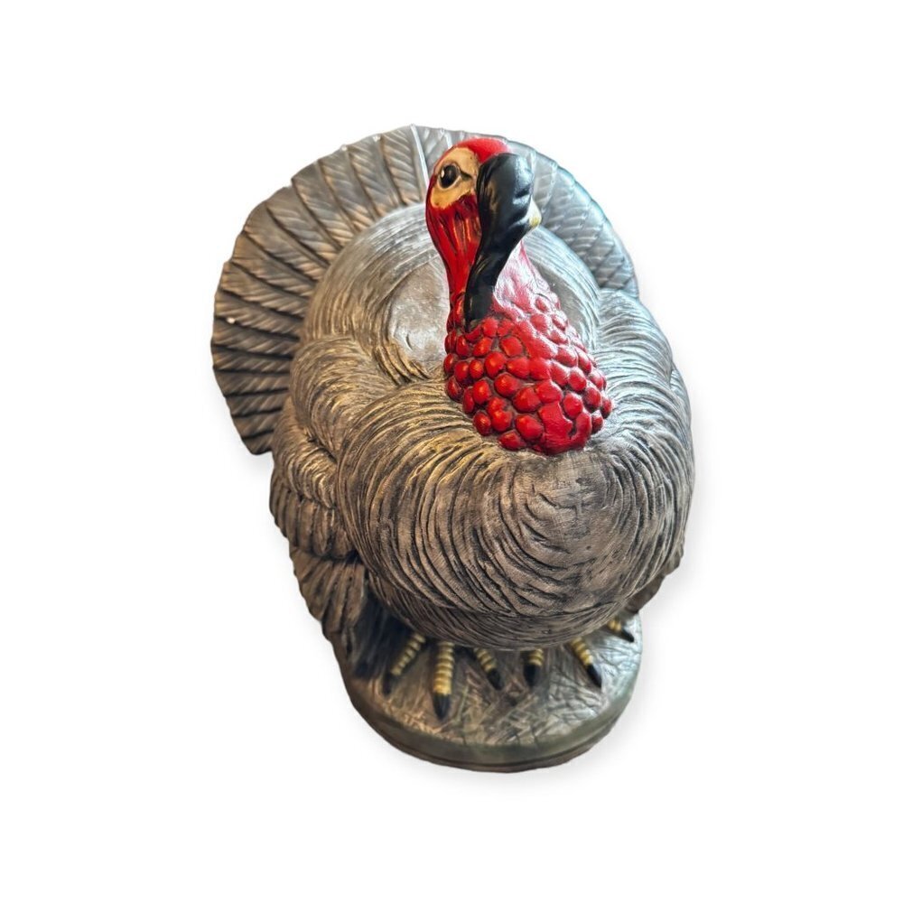 1970 Resin Turkey statue vintage figurines collectible - Picture 9 of 11